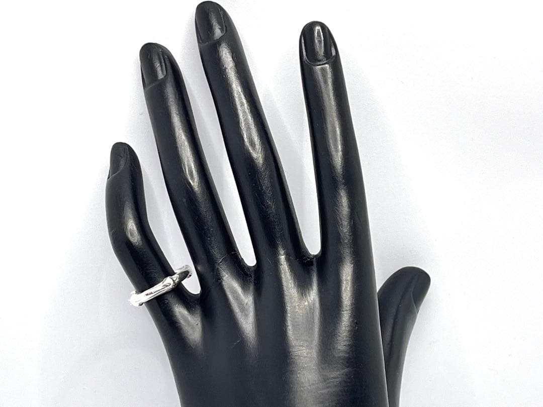 c870 希少　美品　オールド　ティファニー　バンブー　リング　925 約4号