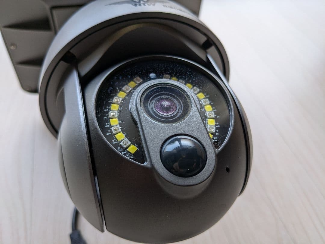 WIFI ソーラー 360度 PTZ 屋外 防犯カメラ【WTW 塚本無線】