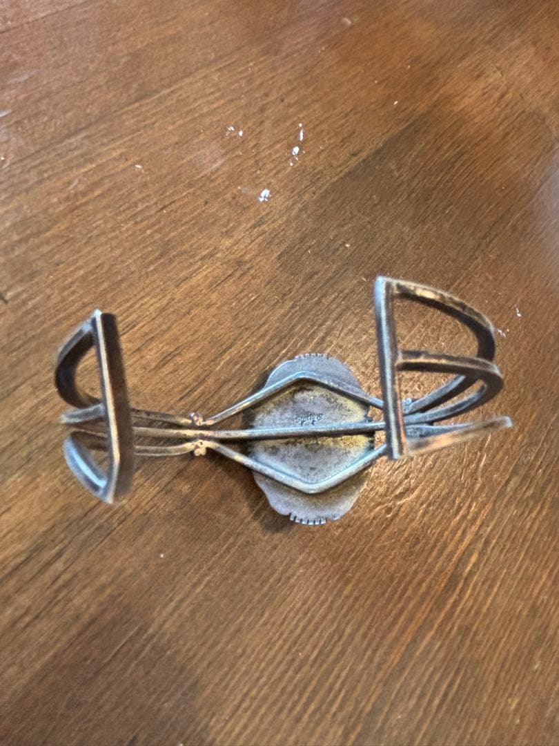 25年前購入 ヴィンテージ ターコイズ バングル Sterling刻印