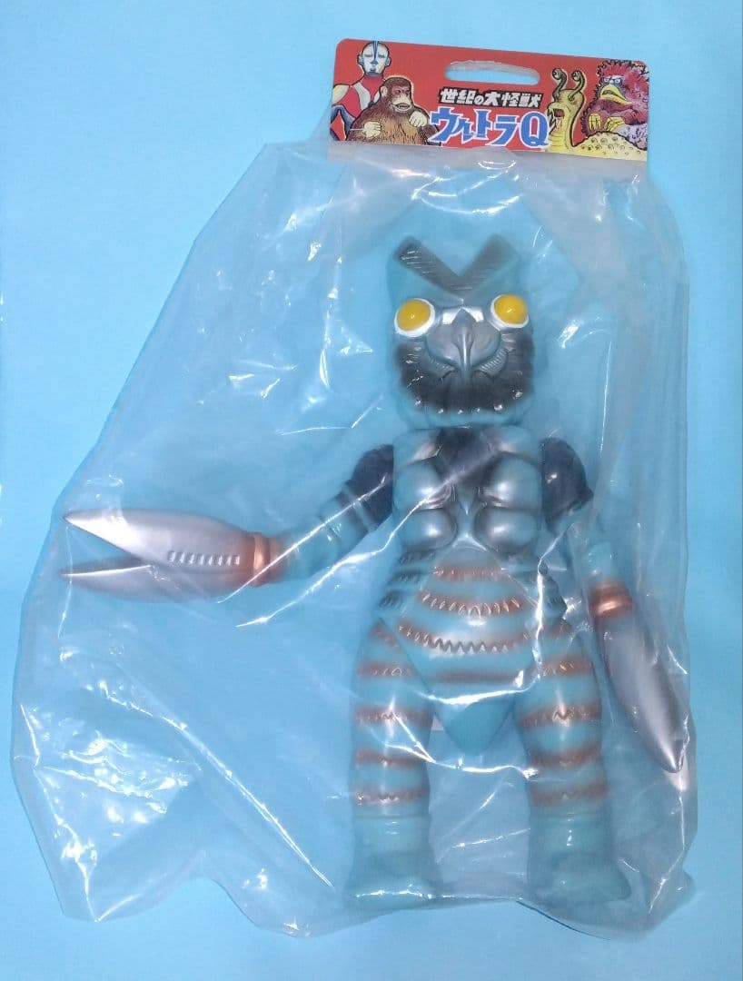 【羽田空港限定】マルサン・バルタン星人450スカイブルーイメージver.ソフビ