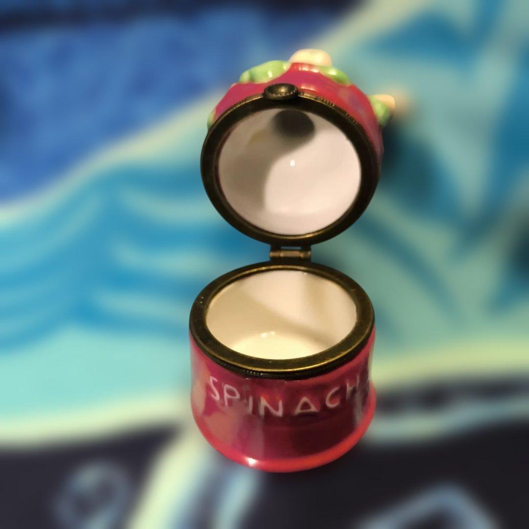 ポパイ スピナッチ缶 ヒンジボックス　レア