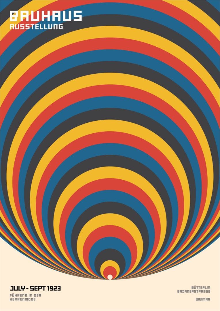 バウハウス Bauhaus アートポスター A1版