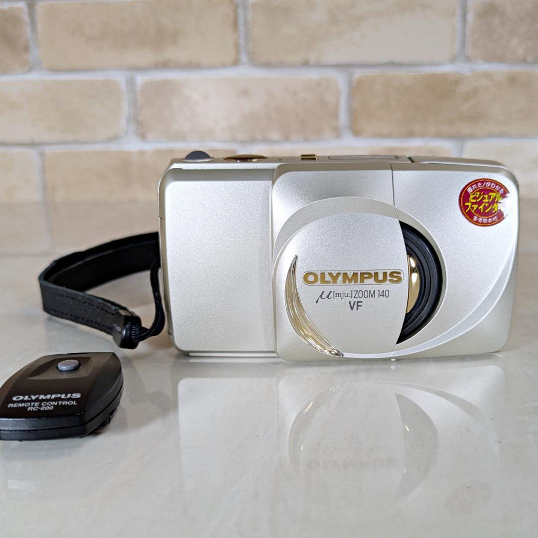 【完動美品】OLYMPUS μ ZOOM 140VF フィルムカメラ 動作確認済