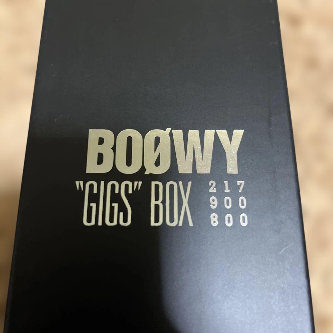 BOØWY GIGS BOX DVD 限定盤, ライブ盤, ボックスコレクション