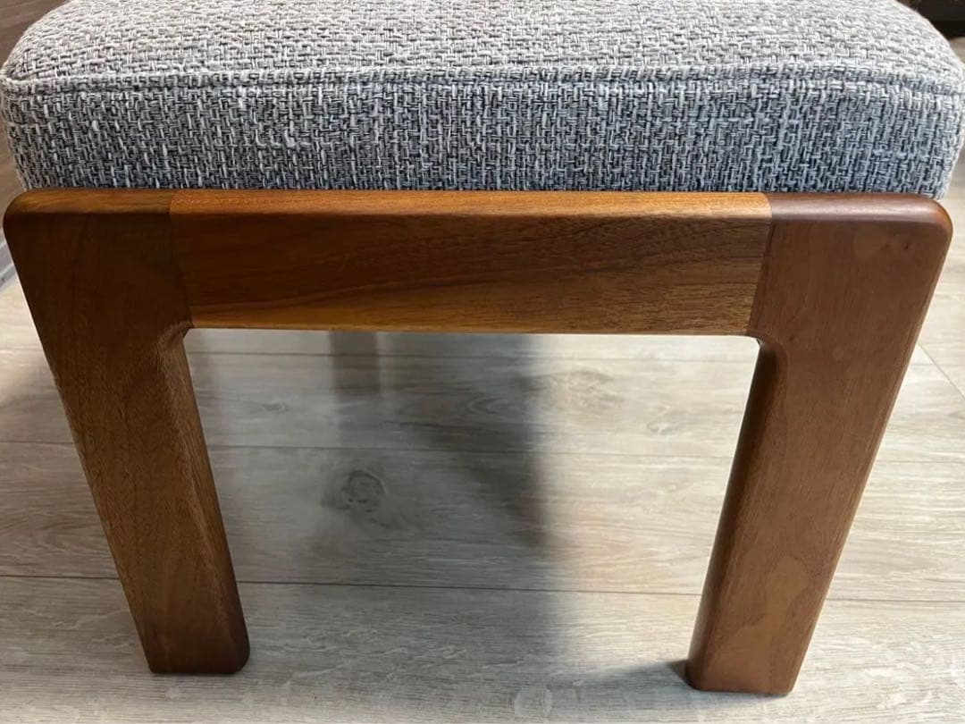 【美品】ナガノインテリア オットマン LC007-1S WN-OM-AF1002