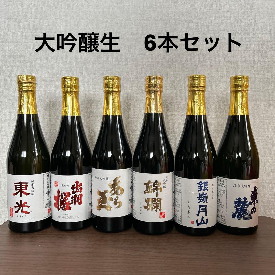 特別限定醸造　大吟醸生6本セット　飲み比べセット