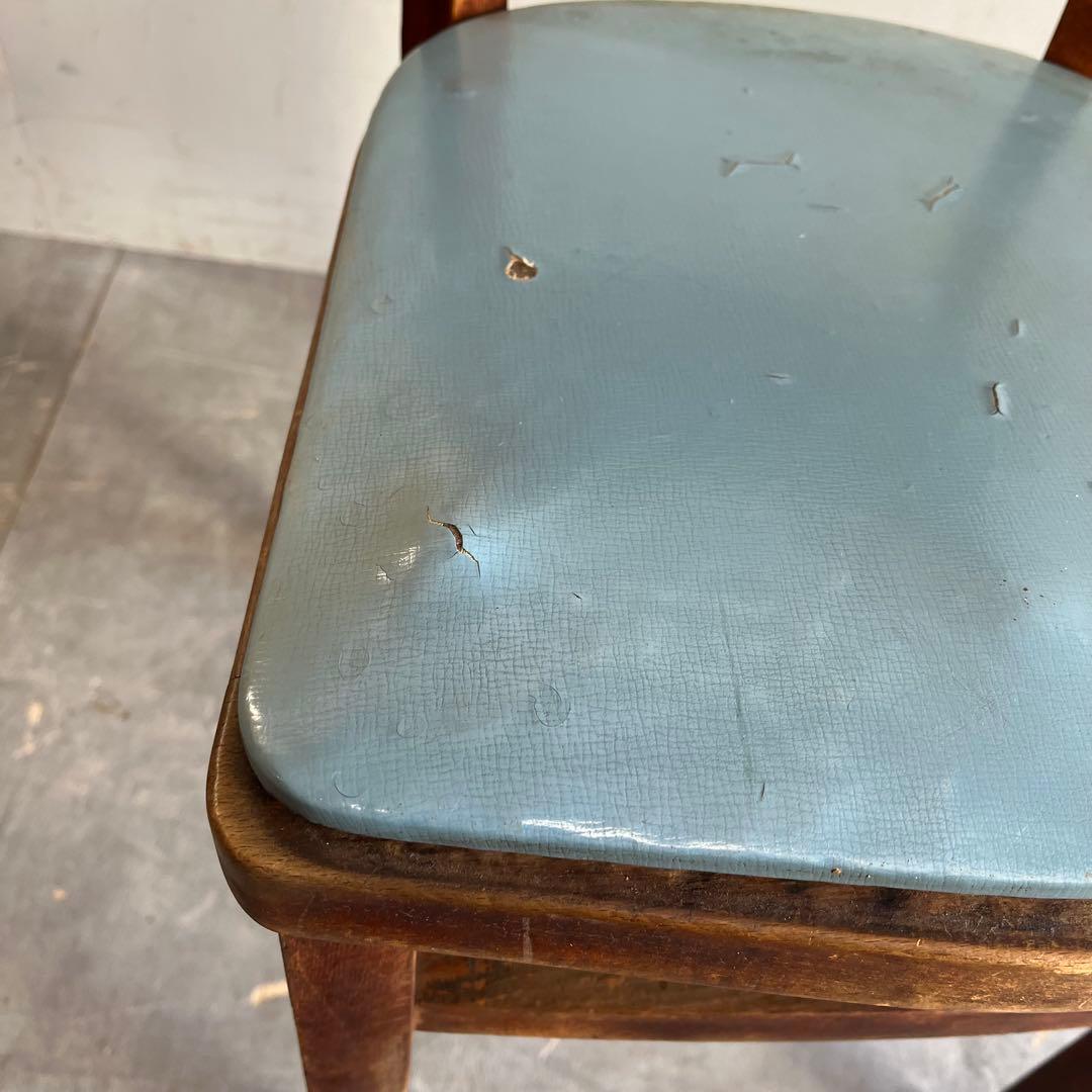 アンティーク 椅子 チェア スツール 置き台 飾り台 レトロ シャビー ①