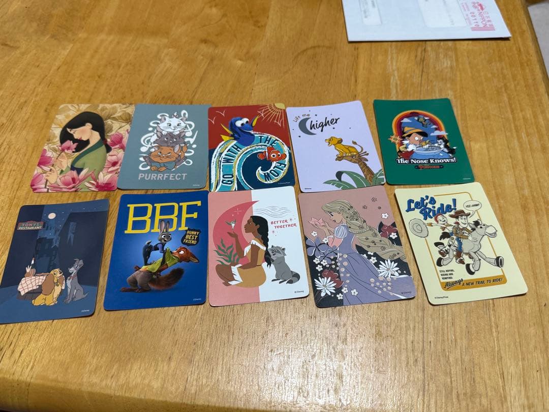 ディズニーストア じゃんけん カード