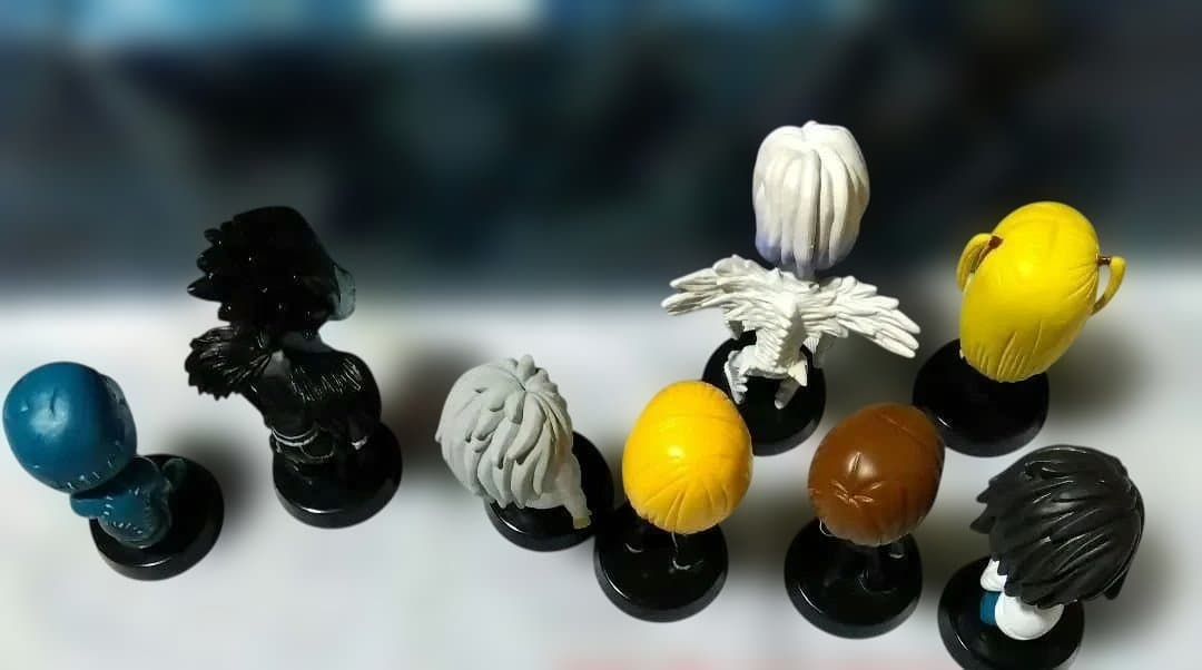 デスノートアニメ限定版人形10種＆首振りミニ８種（DVD）人形欠品３種有り。