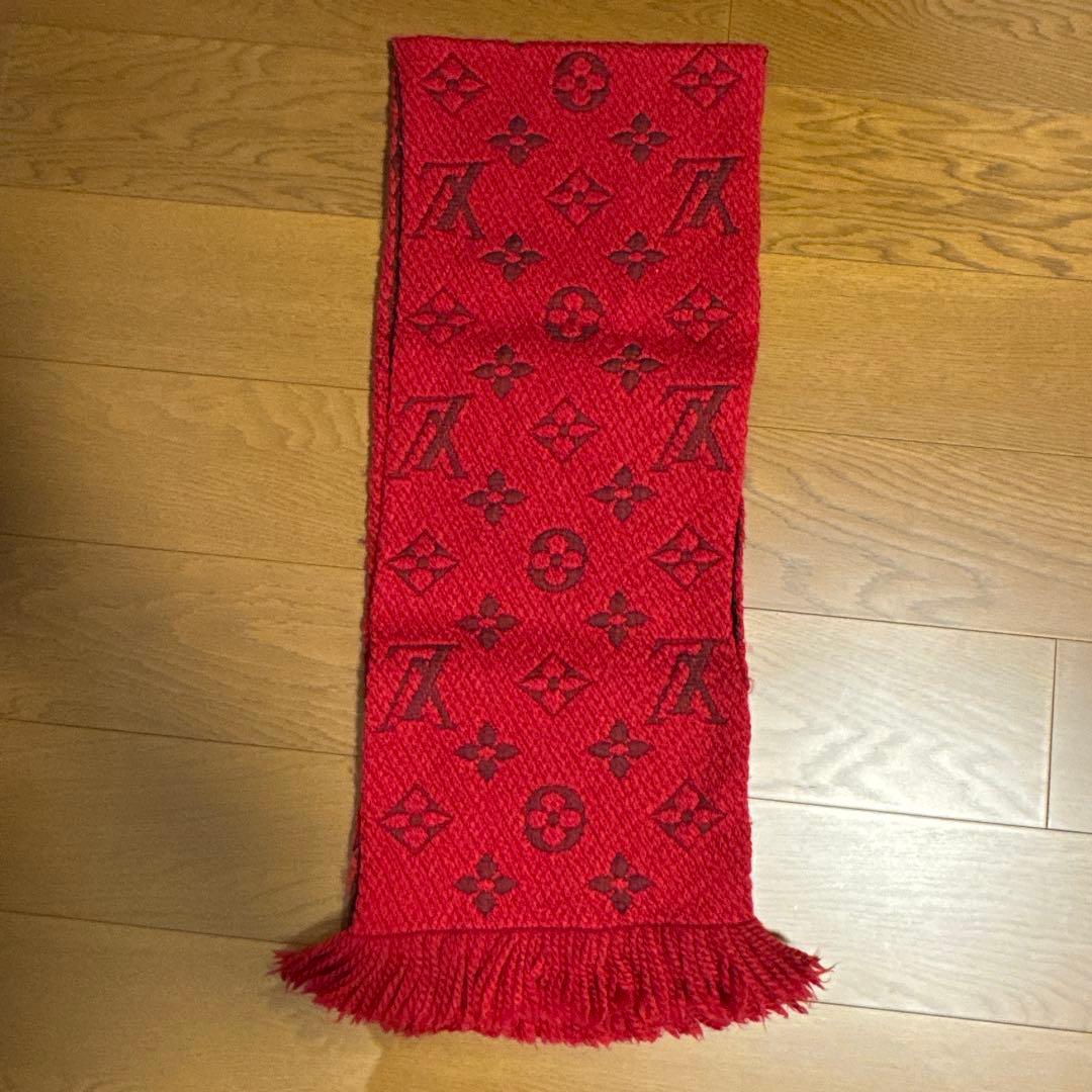 ぁ*)様 ルイヴィトン　マフラー　赤