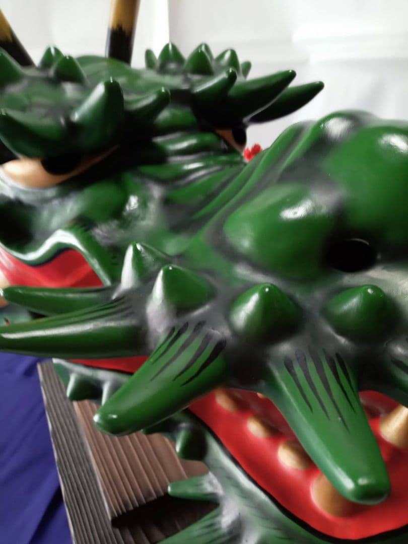 八岐大蛇　神楽面　石見神楽　広島神楽　芸北（北広島）　伝統工芸　蛇頭　干支　龍