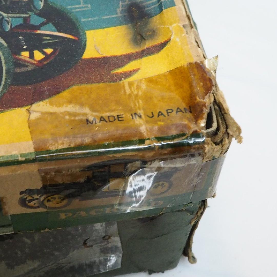 ブリキ【スタンレー スチーマー  オールドタイマー赤】tin toy car箱付