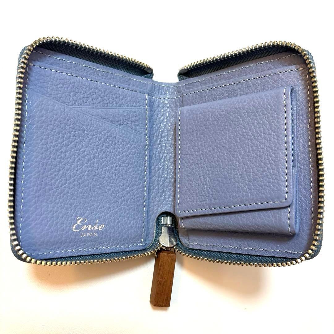 Ense（アンサ）　レディース　コンパクト財布　ブルー