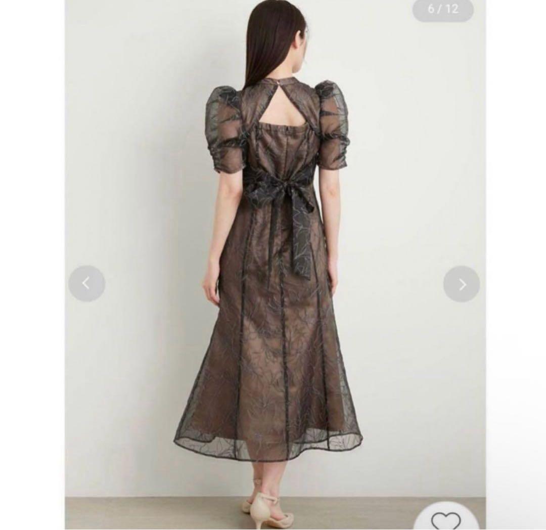 【a★】‼️値下げOK‼️Lilly Brown パフスリーブワンピ S