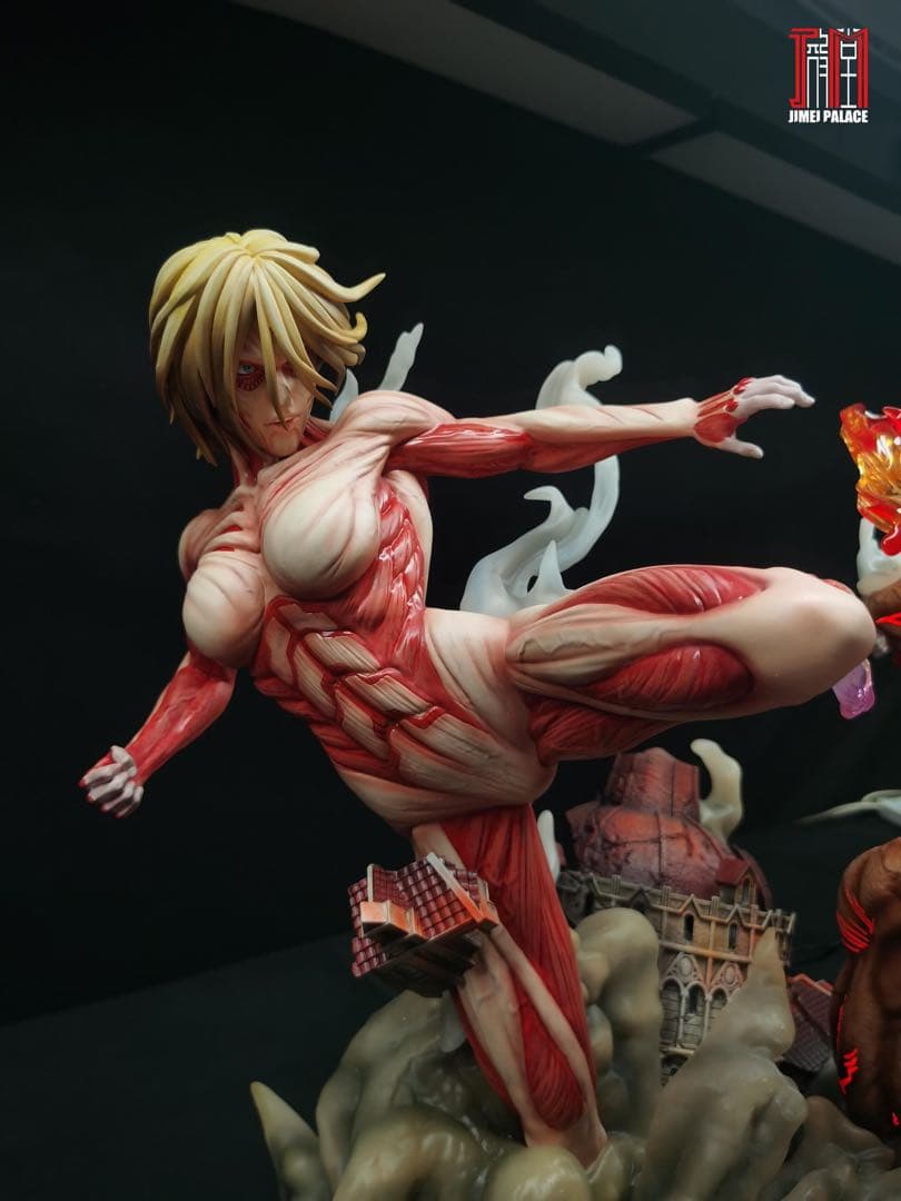 Jimei Palace 進撃の巨人 エレンvs女型の巨人 アニ ガレージキット