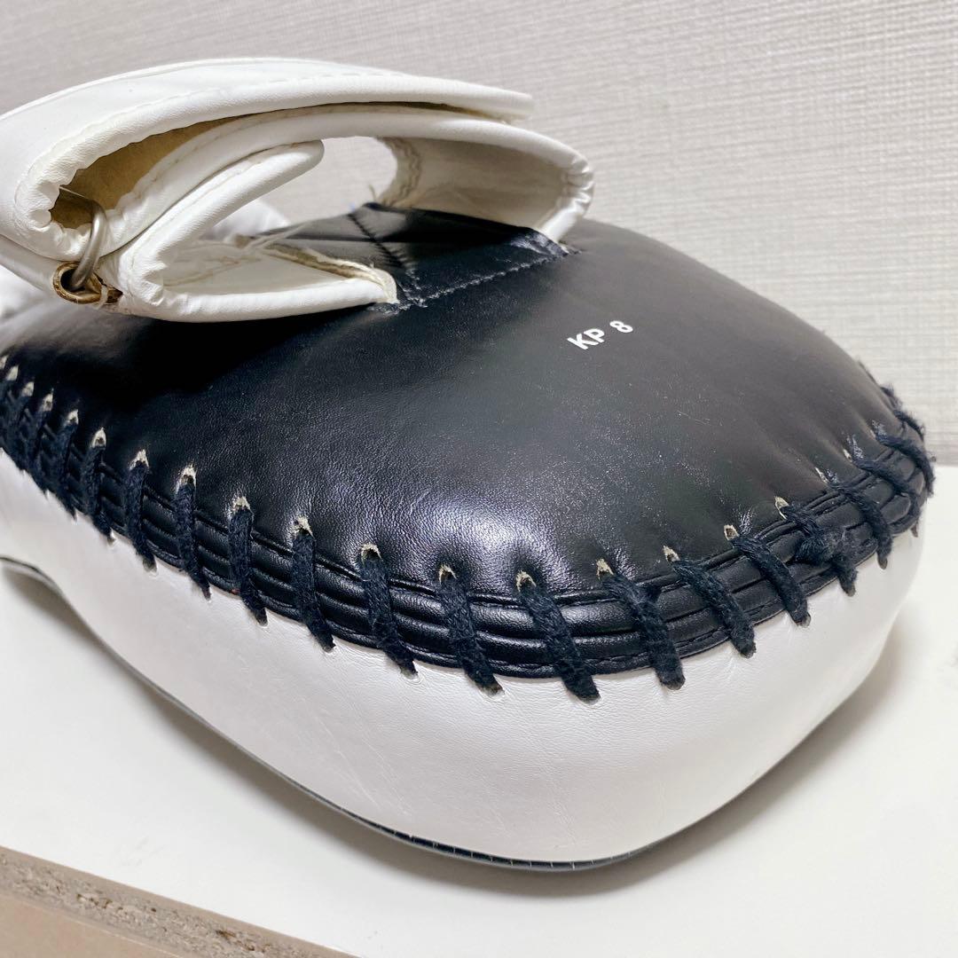 【プロ仕様】 WINDY KP-8 キックミット 2個セット 本革製 牛革