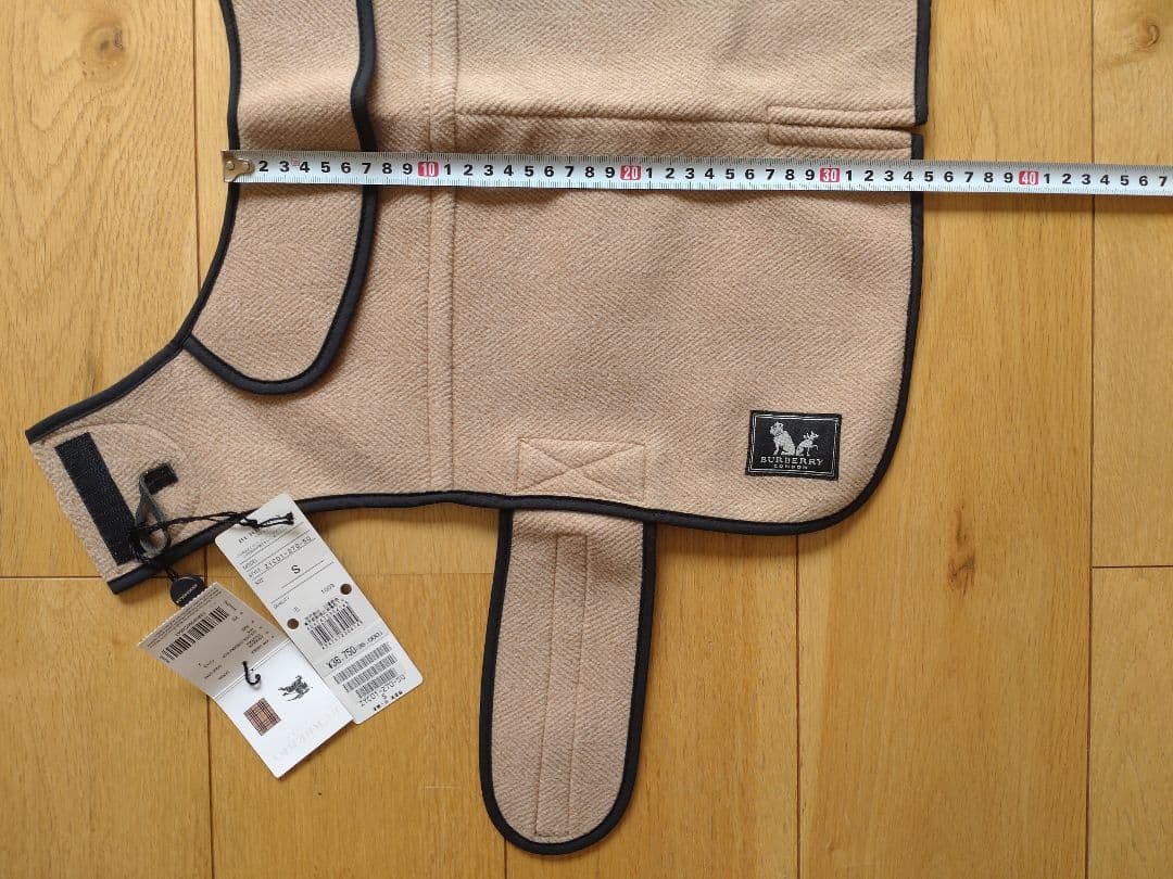 新品未使用/BURBERRY .LONDON わんこコートタイプ洋服 Sサイズ