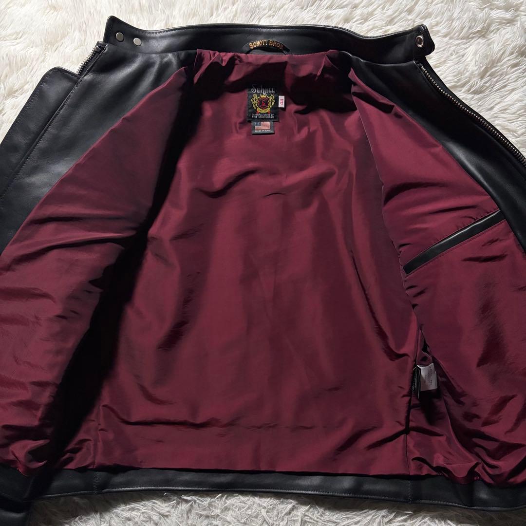 【2点おまとめ】schott ライダースジャケット　641xx #7009 44