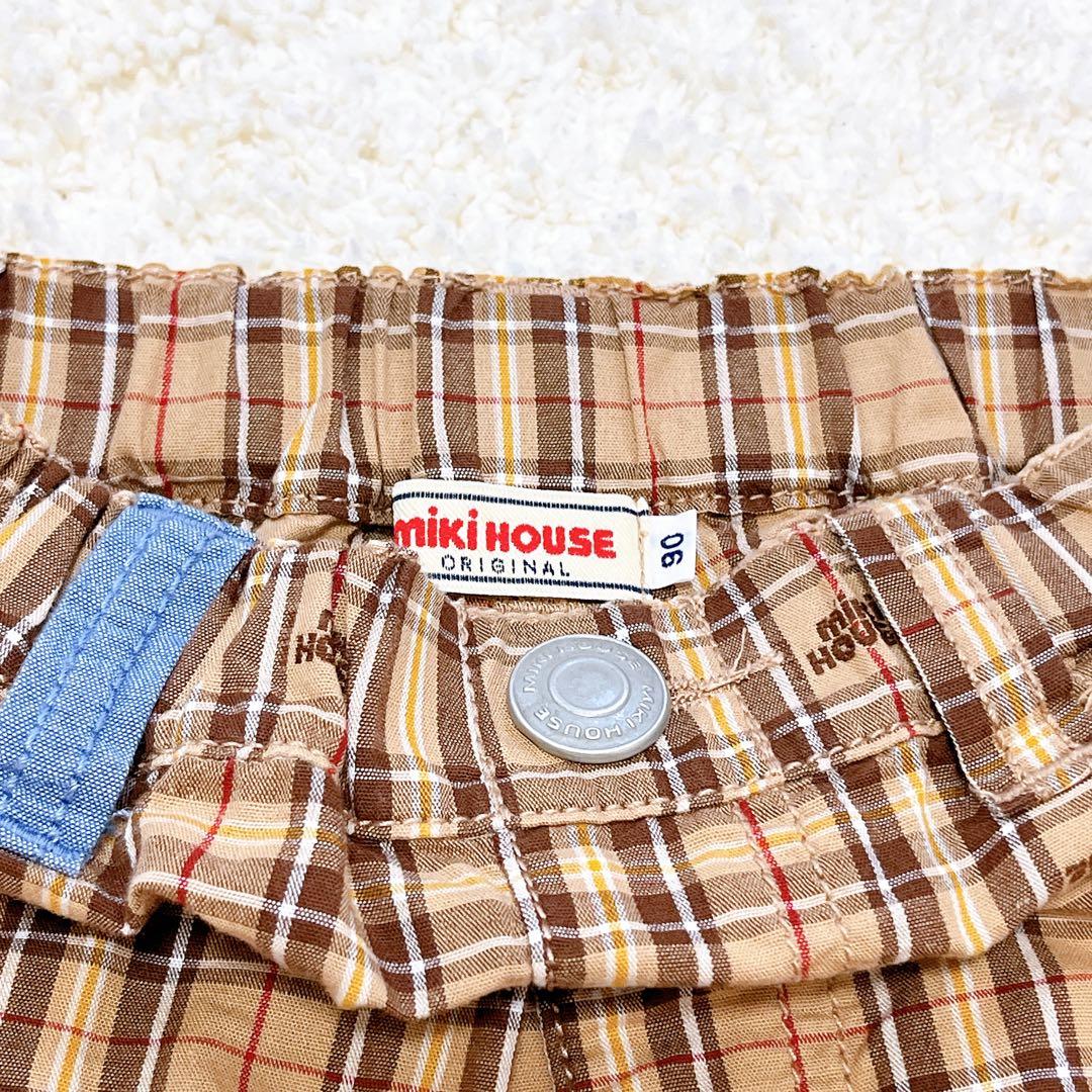 mikiHOUSE ミキハウス 半袖Tシャツ ６分丈パンツ 90 日本製