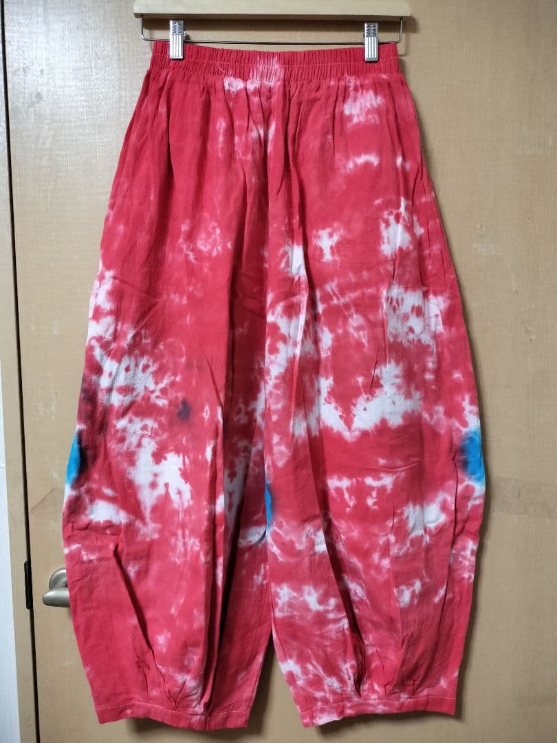 エスニック　タイダイ染め　アラジンパンツ　天然コットン　注文商品　タイ製