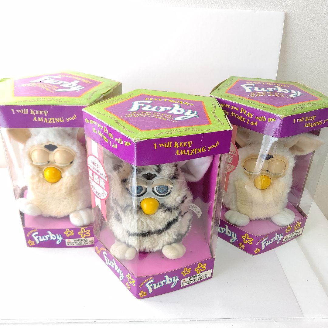 にこ様　ゼブラ柄　タカラトミー　ファービー　英語版　1998年　希少　レア