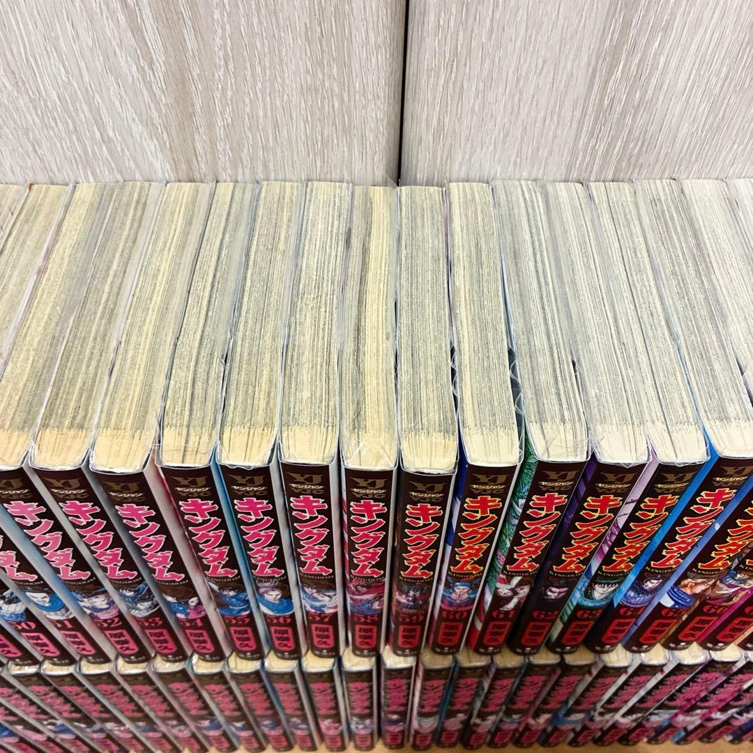 キングダム　1〜77巻　続巻　マンガ　全77巻セット　初版発行　匿名配送