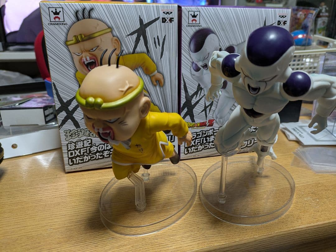山田太郎＆フリーザ DXFフィギュアまとめ　箱＆台座付き