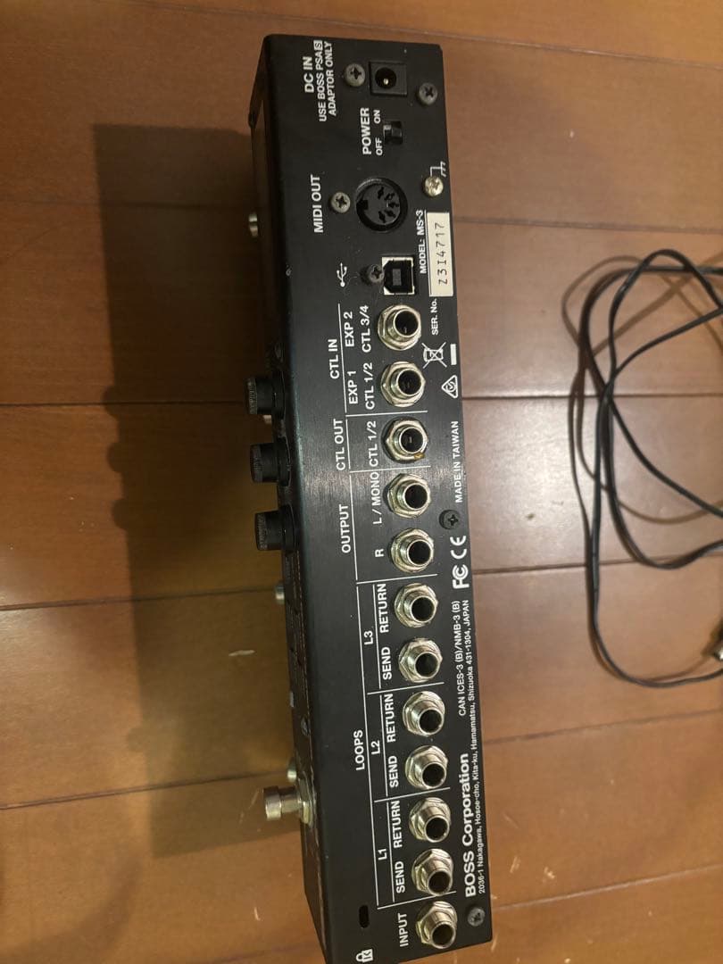BOSS MS-3 マルチエフェクター　 ACアダプター付き