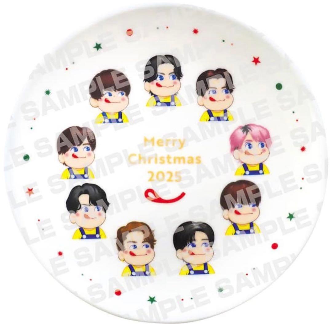 不二家 FUJIYA  Man オリジナル クリスマス プレート 皿