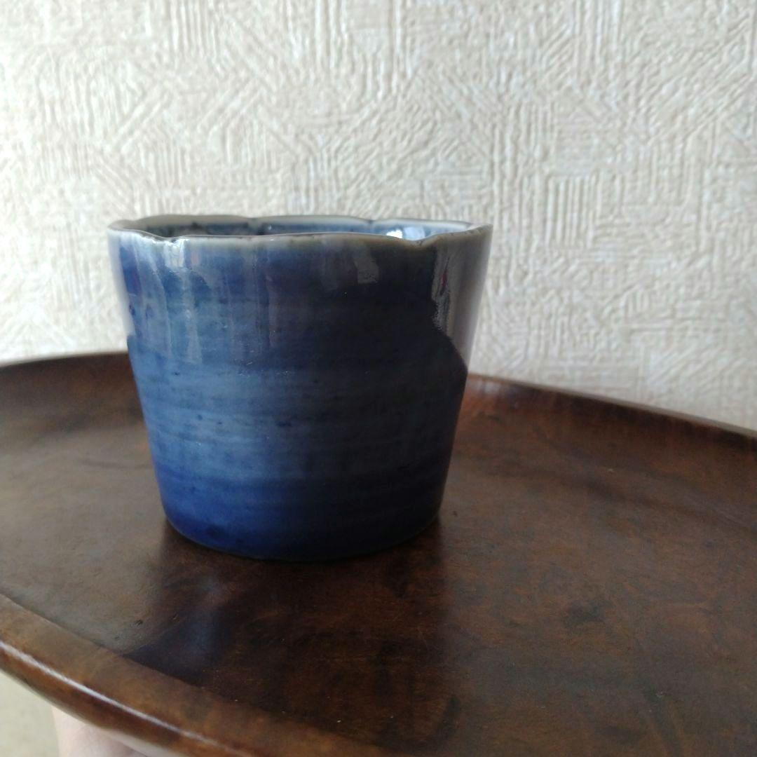 古伊万里瑠璃釉蕎麦猪口江戸時代