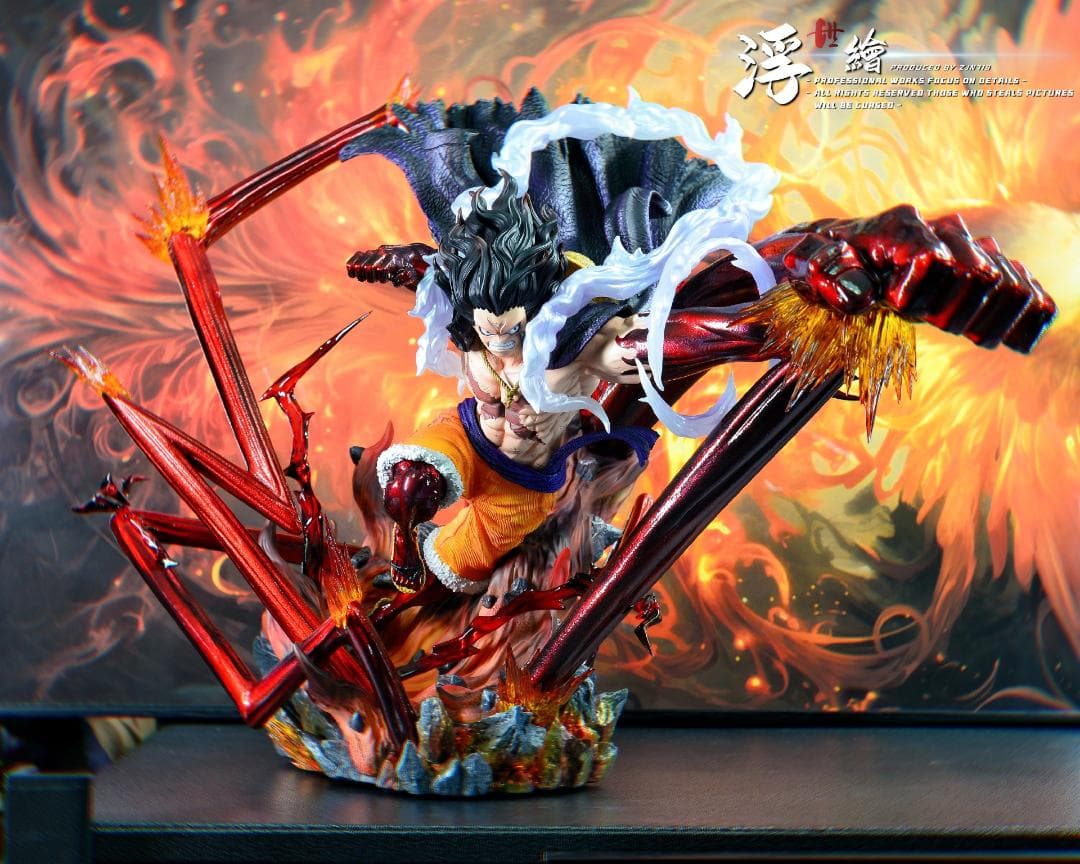 ワンピース ニカ ルフィ ギア4 スネイクマン フィギュア ガレージキット