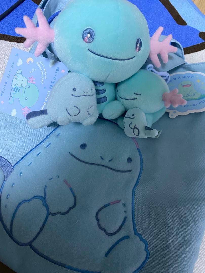 ポケモンLittle Daydreamヌオーウパー トートバッグ ぬいぐるみ
