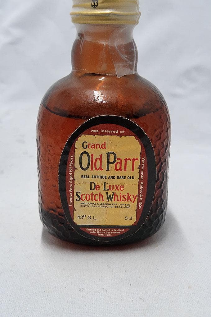 オールドパー スコッチブレンデッドウィスキー ミニチュアボトル