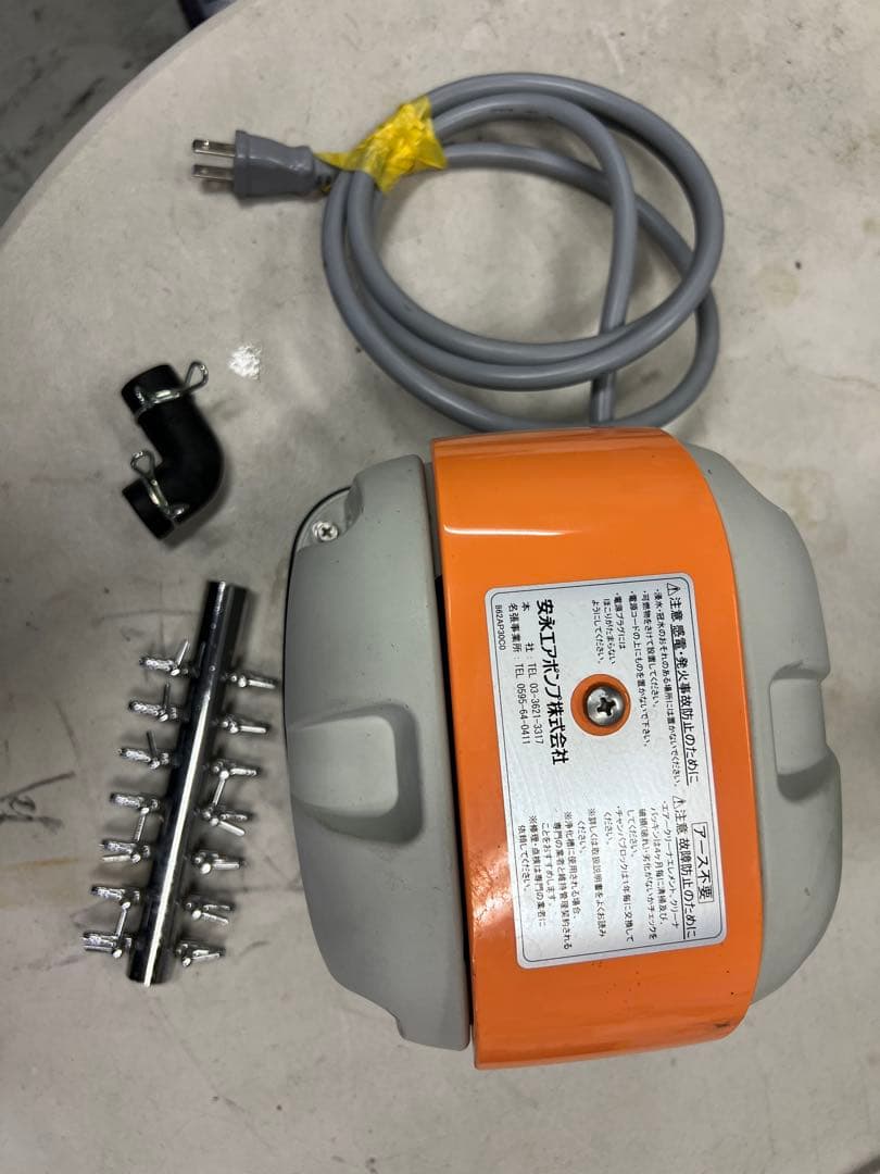 7/21まで値下げ　安永　AP-40P エアポンプ　アクアリウムや浄化槽に