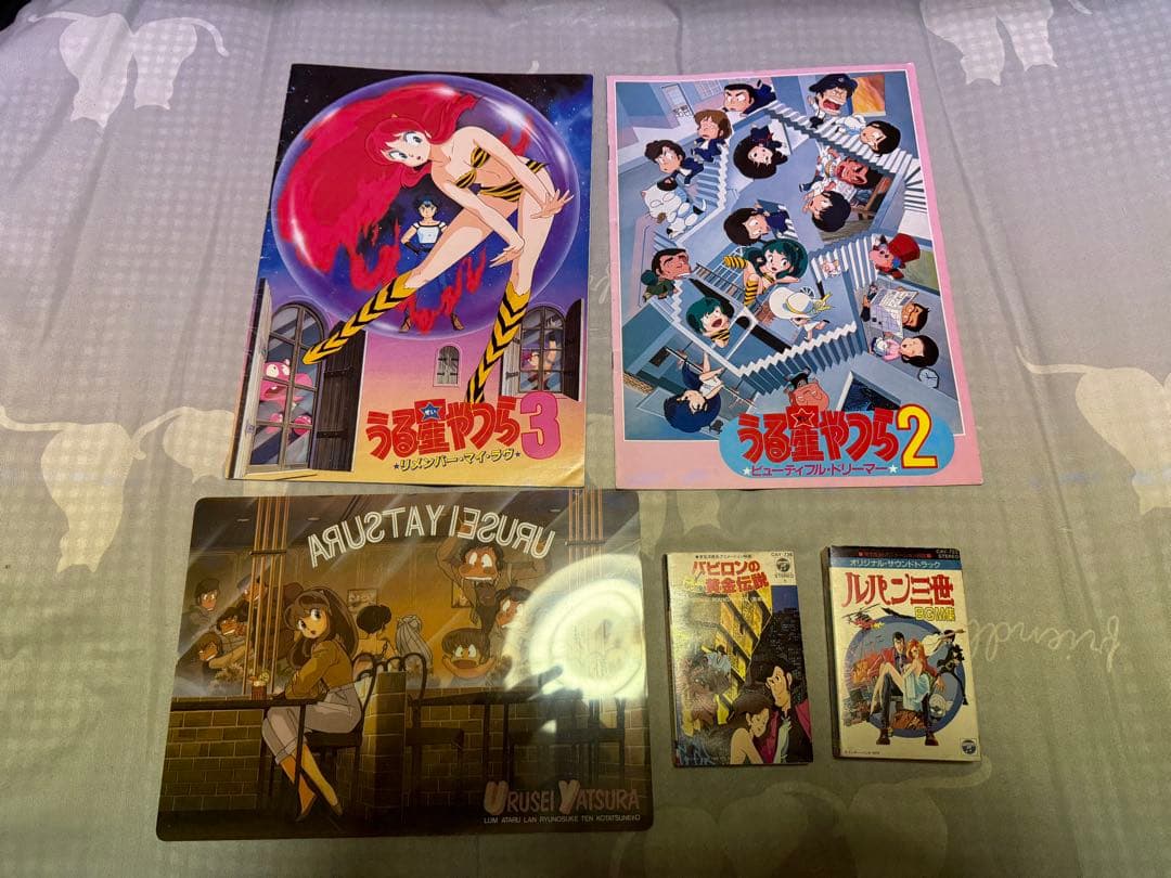 【O-1695】80年代 アニメ ポスター パンフレット カード グッズ セット