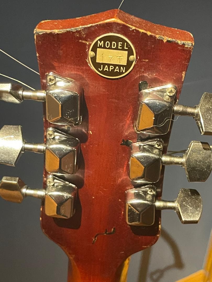 TEISCO フルアコースティックエレキギター　ノイズ多めジャンク【最終価格】