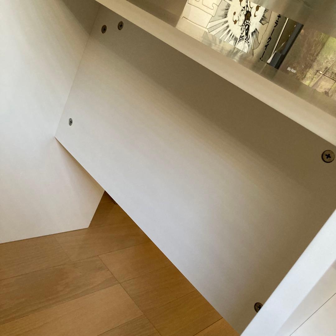 fun funダイニングテーブル　デスク　丸角　半円　ホワイト　シンプル