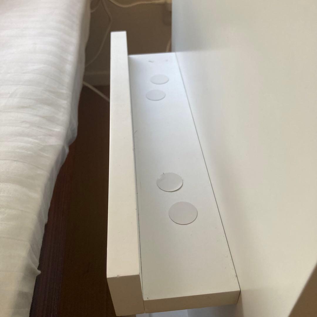 fun funダイニングテーブル　デスク　丸角　半円　ホワイト　シンプル