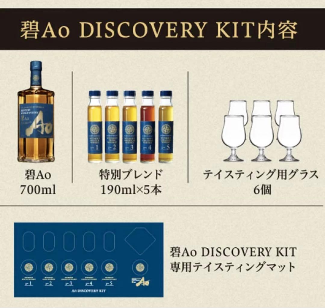 【正規品】サントリー・ワールドウイスキー・碧・ディスカバリー・キット