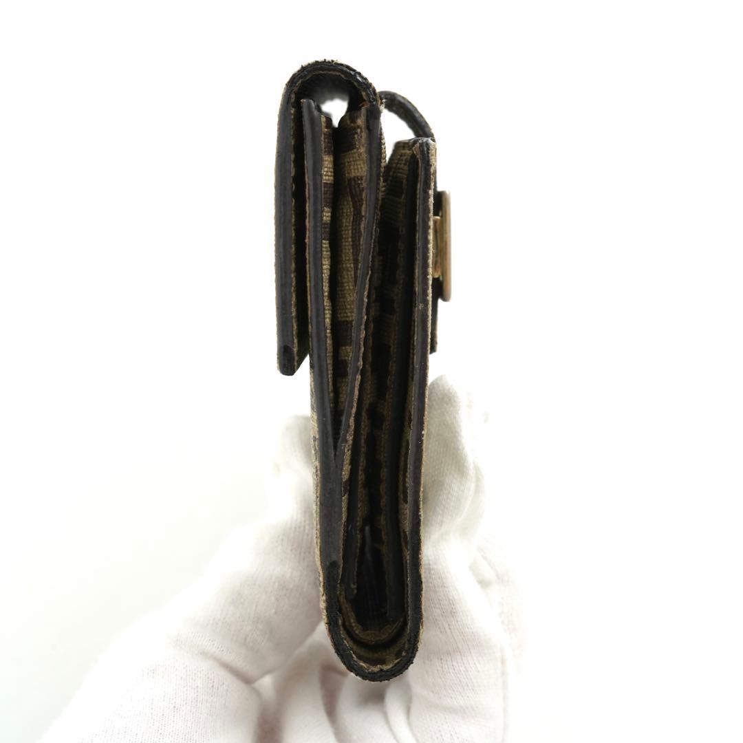 ✨未使用に近い✨　FENDI ミニ財布　ズッカ　FFロゴ 二つ折り　PVCレザー