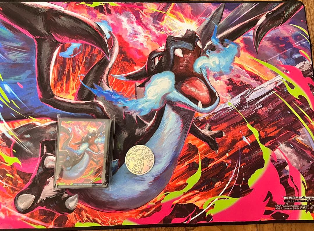 メガリザードンX プレイマット & スリーブ未開封＆ UPC 2025②