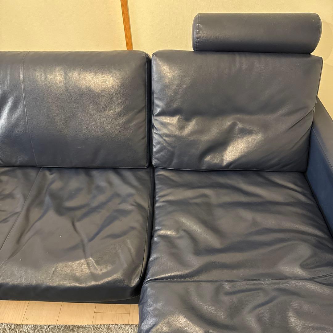 【れい】KEYUCA 本革カウチソファ