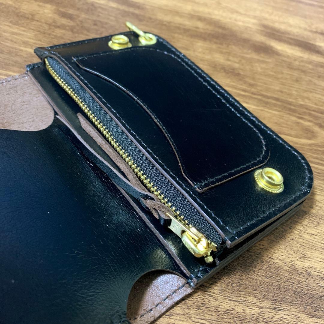 トラッカーウォレット　horseleather CA008 激シブmodel