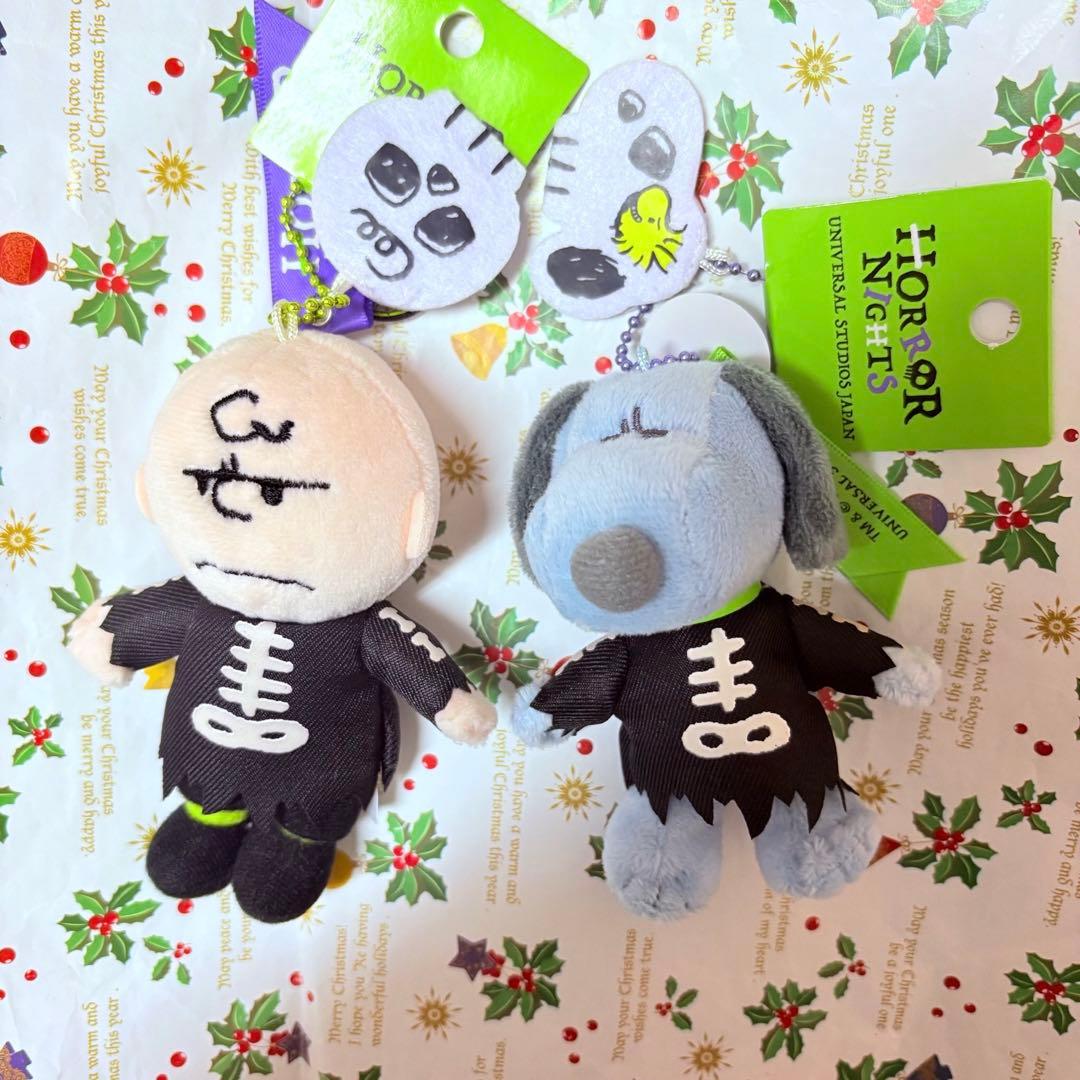 USJ スヌーピー チャーリーブラウン　マスコットチェーン　ハロウィン