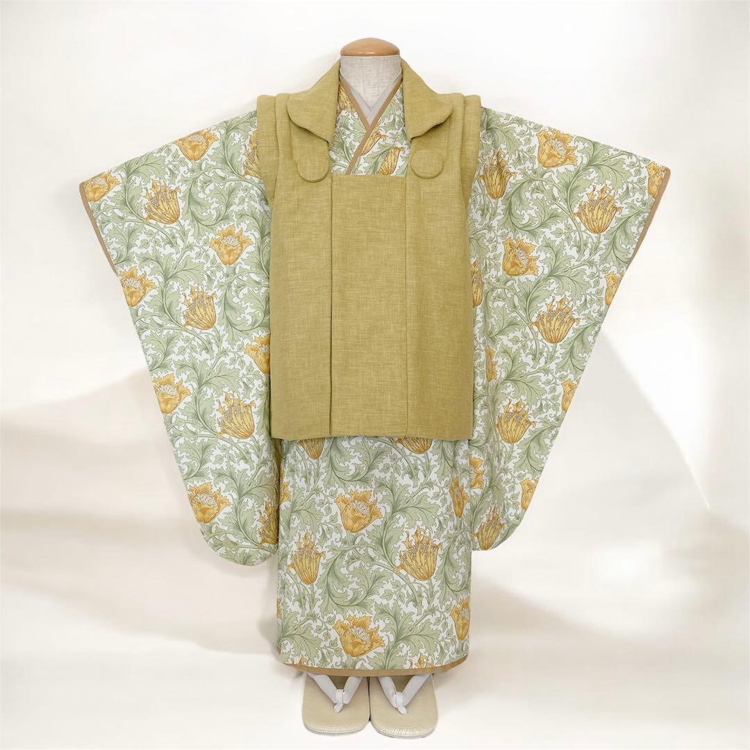 nor★［アネモネH］被布3点セット ꕤハンドメイドꕤ 七五三 3歳