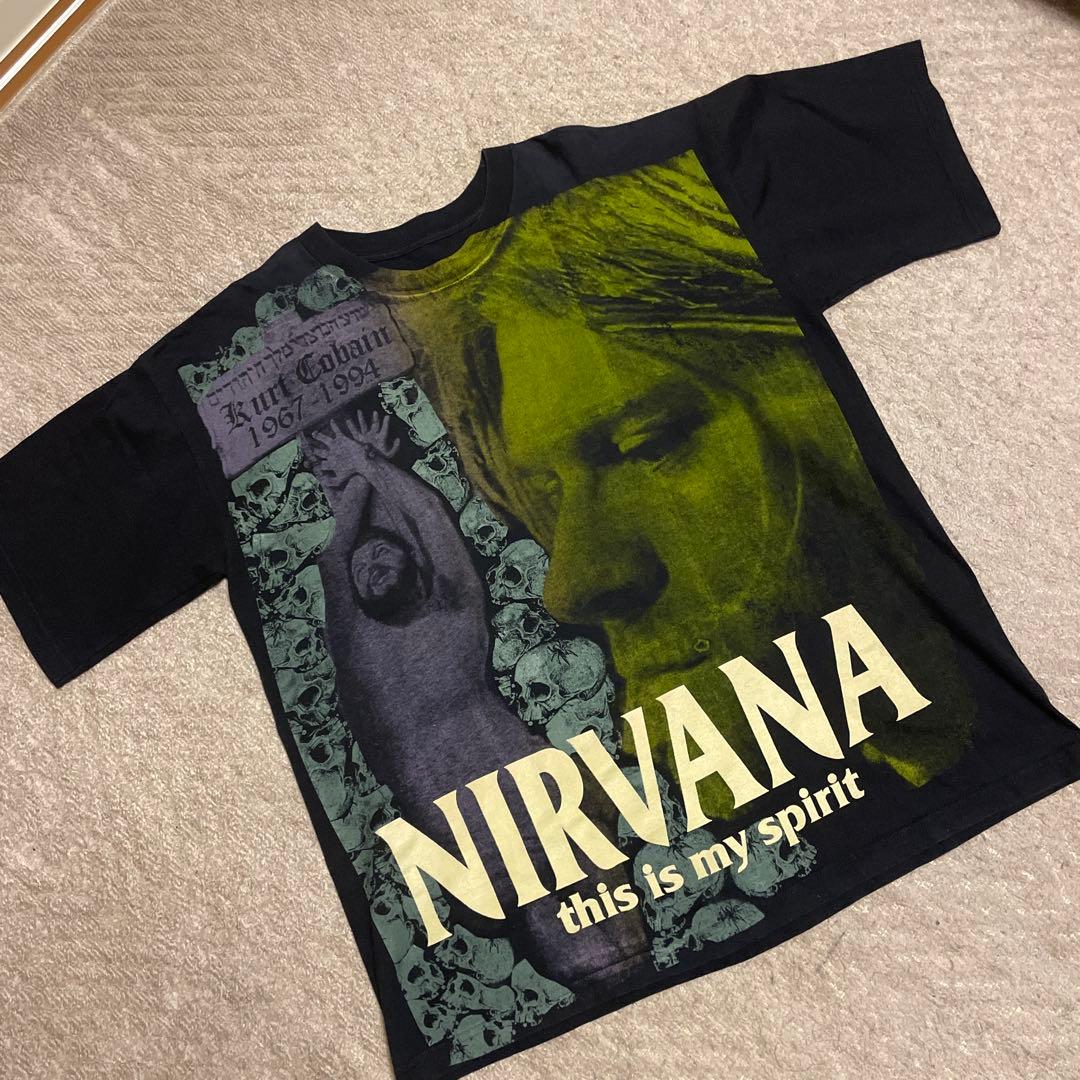 NIRVANA  Cobain 追悼 メキシカンブートTシャツ