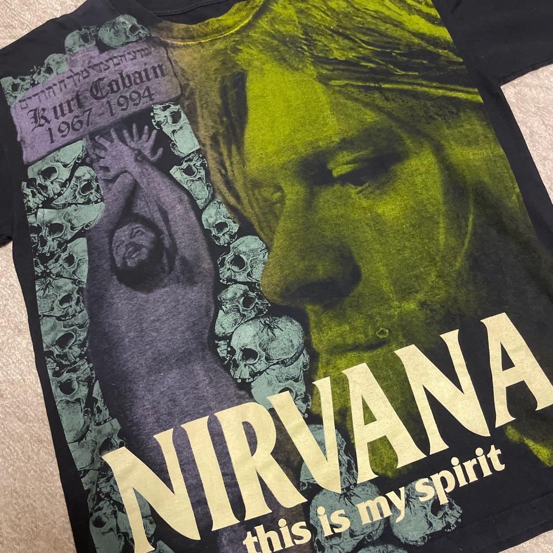 NIRVANA  Cobain 追悼 メキシカンブートTシャツ