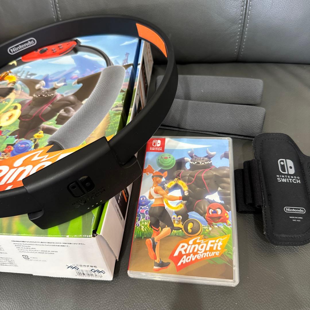 美品★Nintendo Switch有機モデル本体＋リングフィットアドベンチャー
