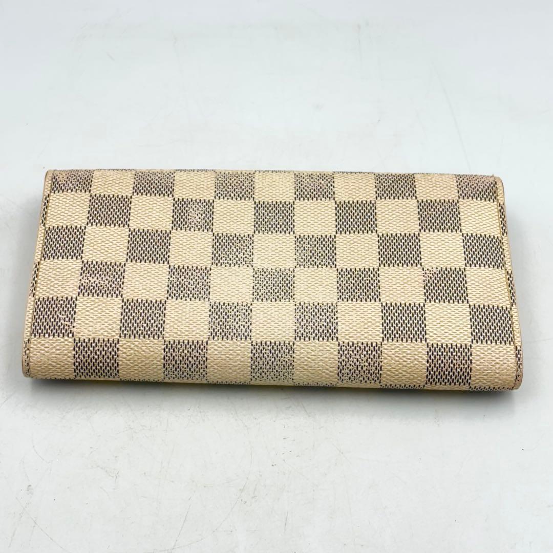 ルイヴィトン ダミエ アズールポルトフォイユサラ サイフ 1019-S7101h