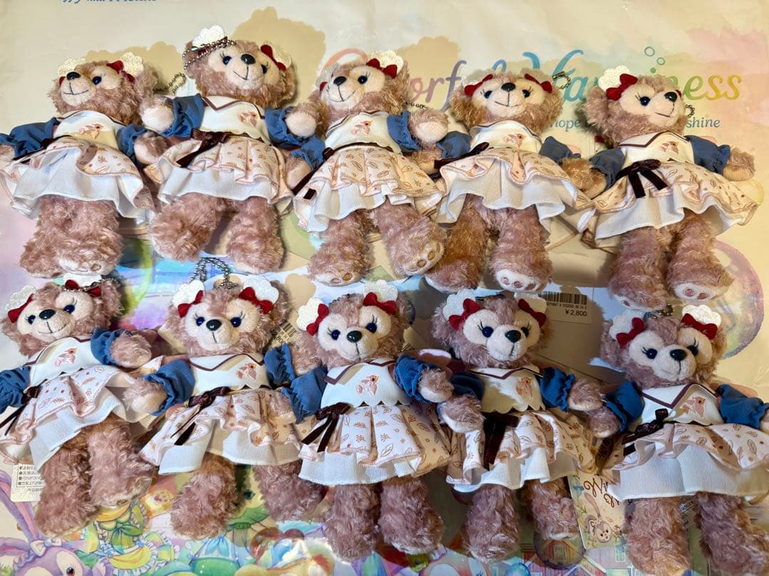 ウィッシングウィングス　シェリーメイ　ぬいぐるみバッジ　10点セット　新品タグ付